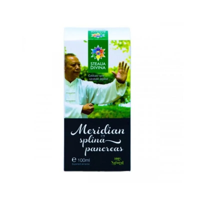 Meridian Splina Pancreas tinctura, 100 ml, Steaua Divina — preț și oferte