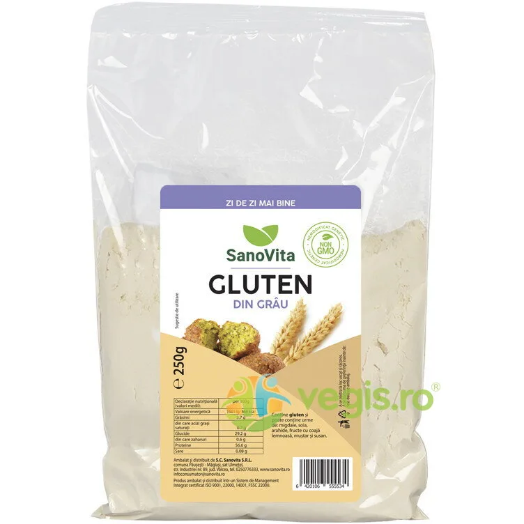 Gluten din Grau 250g SANOVITA — preț și oferte
