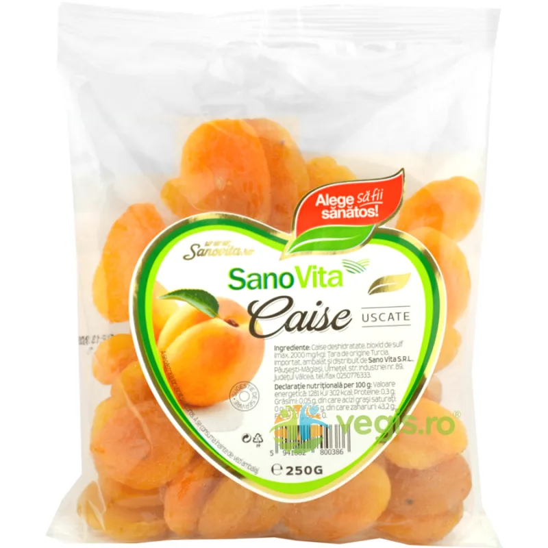 Caise Deshidratate  250g SANOVITA — preț și oferte