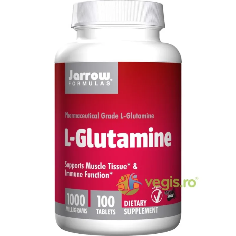 L-Glutamine 100cpr Secom, Jarrow Formulas — preț și oferte
