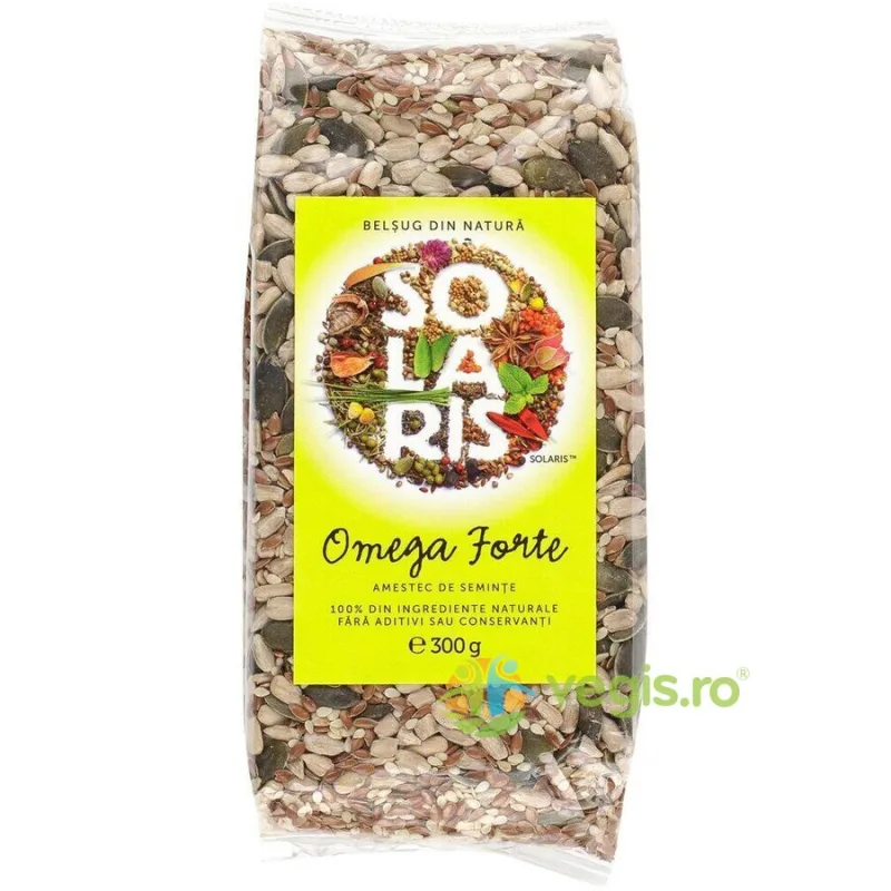 Omega Forte Amestec de Seminte 300g SOLARIS — preț și oferte