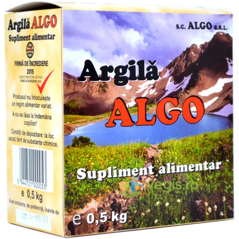 Argila Algo bulgari 500g — preț și oferte