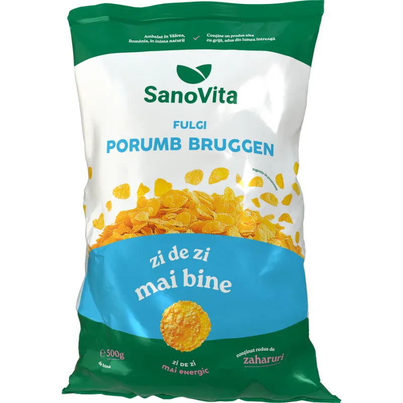 Fulgi de Porumb Bruggen 500g SANOVITA — preț și oferte