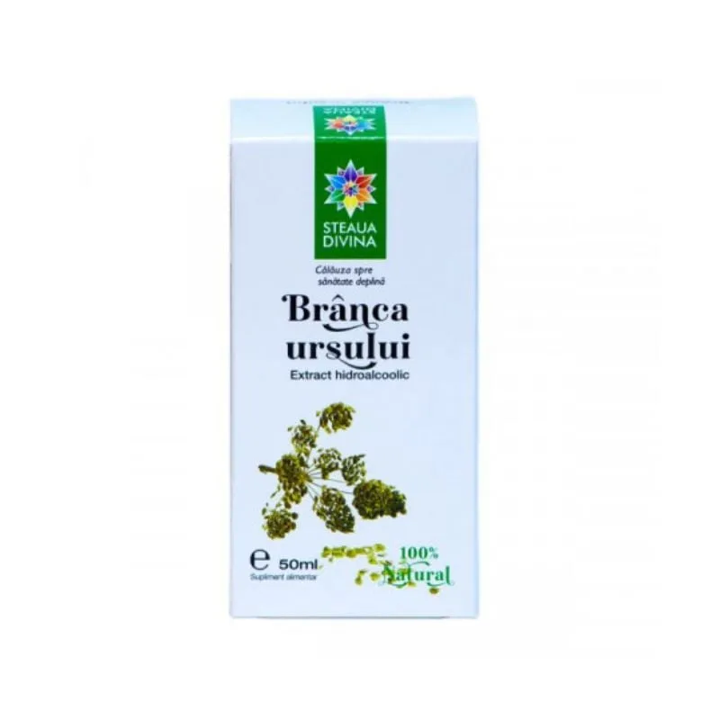 Tinctura de Branca Ursului, 50 ml, Steaua Divina — preț și oferte