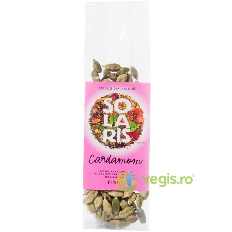 Condiment- Cardamom Intreg Verde 20g SOLARIS — preț și oferte
