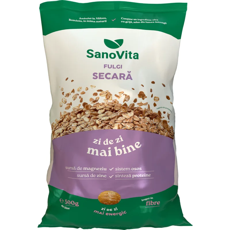 Fulgi de Secara 500g SANOVITA — preț și oferte