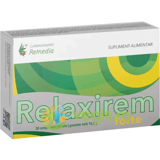 Relaxirem Forte 30cpr REMEDIA — preț și oferte