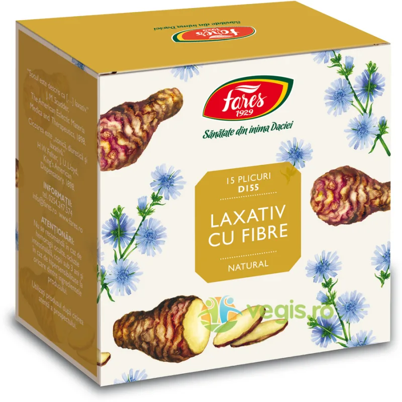 Laxativ cu Fibre Solubil (D155) 15 plicuri FARES — preț și oferte