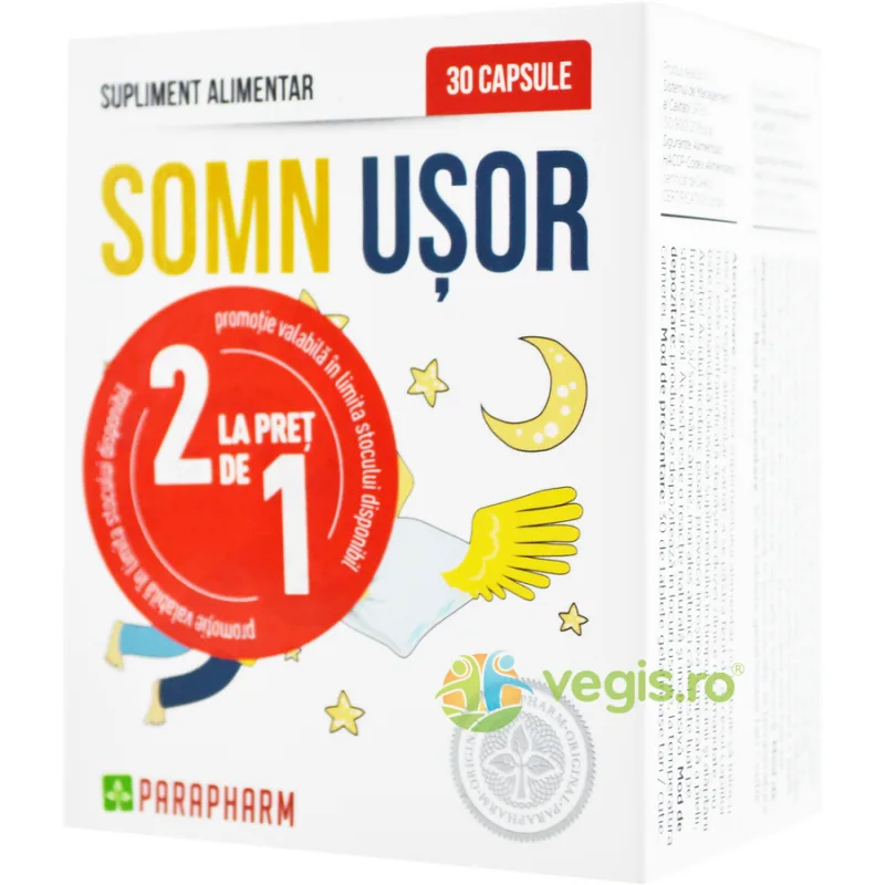 Pachet Somn Usor 30cps+30cps Quantum Parapharm — preț și oferte