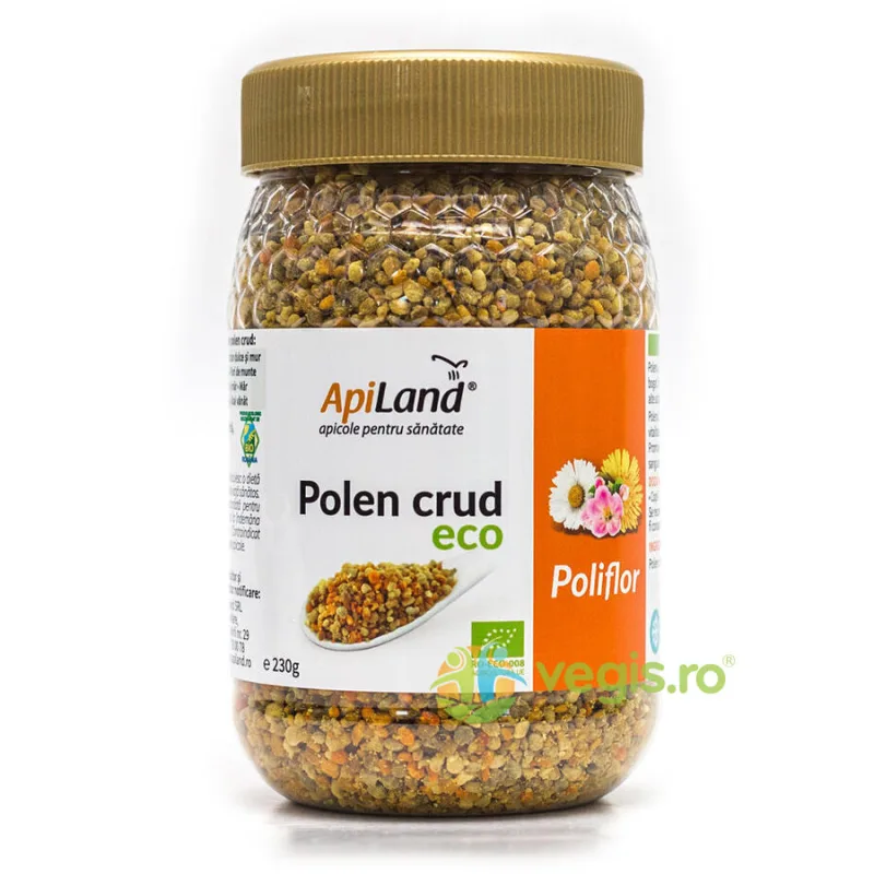 Polen Crud Poliflor Ecologic/Bio 230g APILAND — preț și oferte
