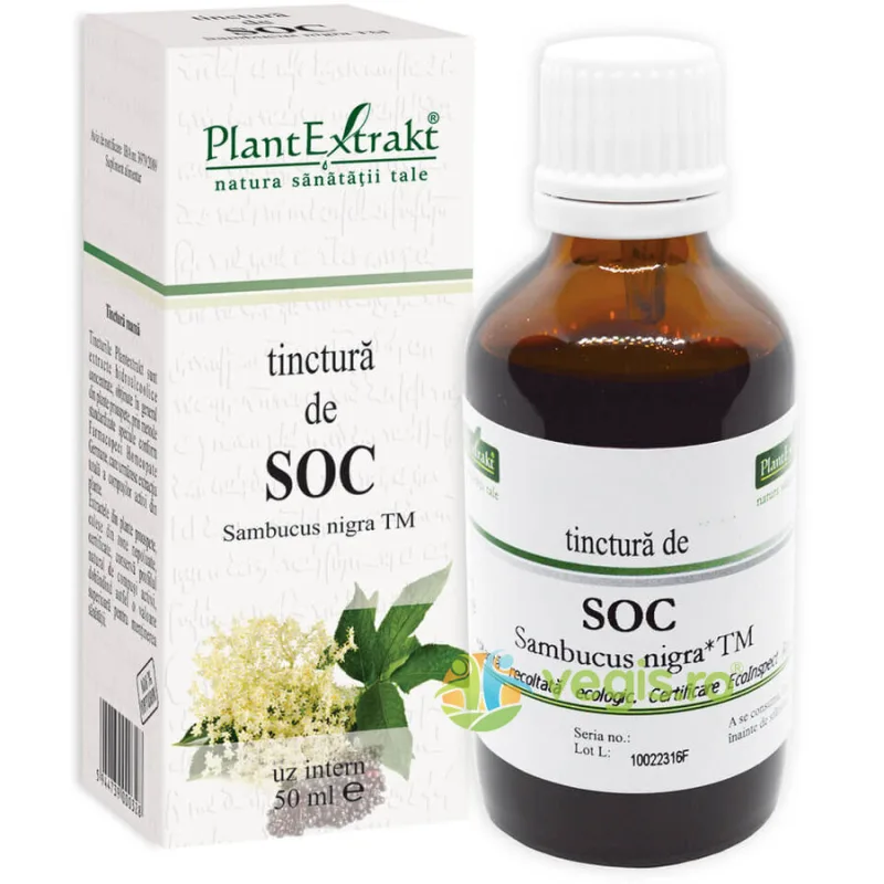 Tinctura De Soc 50ml PLANTEXTRAKT — preț și oferte