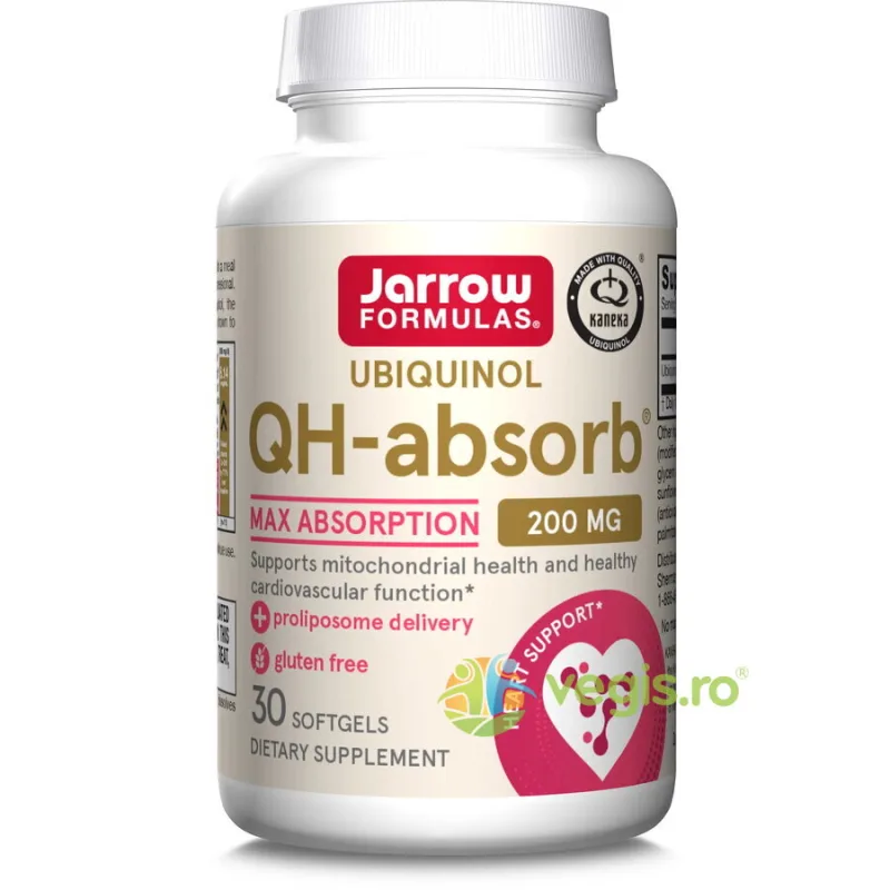 Ubiquinol QH-Absorb 200mg 30cps Secom, Jarrow Formulas — preț și oferte