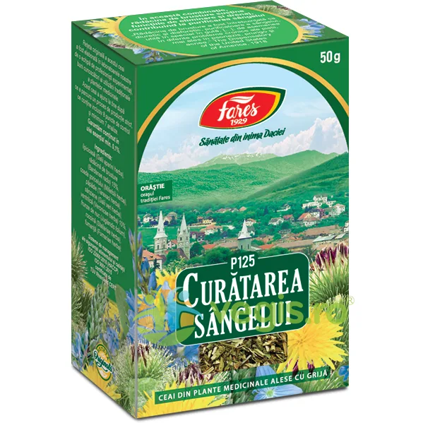 Ceai Curatarea Sangelui P125 50gr FARES — preț și oferte