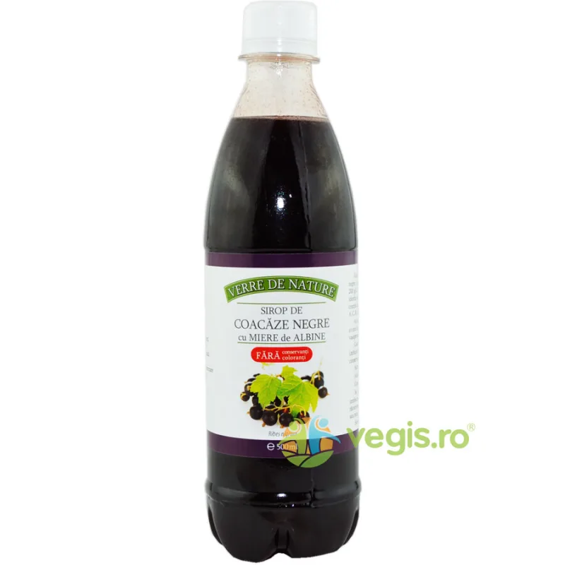 Sirop Coacaze Negre Si Miere De Albine 500ml Manicos — preț și oferte