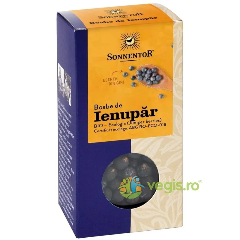 Boabe de Ienupar Ecologice/Bio 35g SONNENTOR — preț și oferte