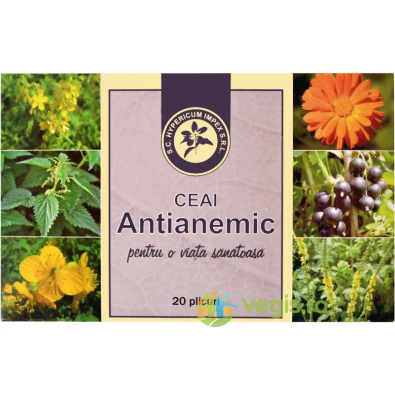 Ceai Antianemic 20dz Hypericum — preț și oferte