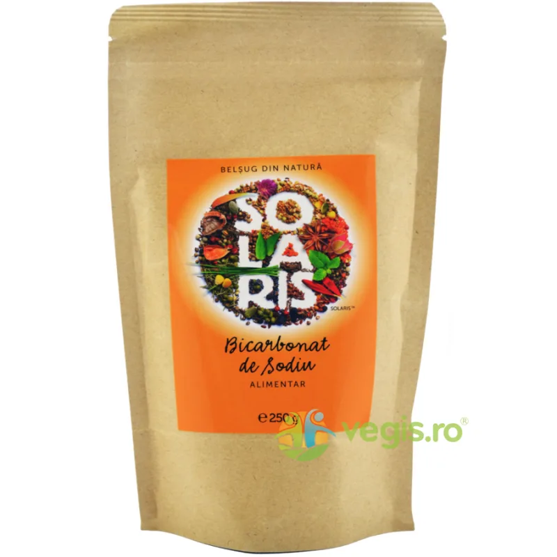 Bicarbonat de Sodiu Alimentar 250g SOLARIS — preț și oferte