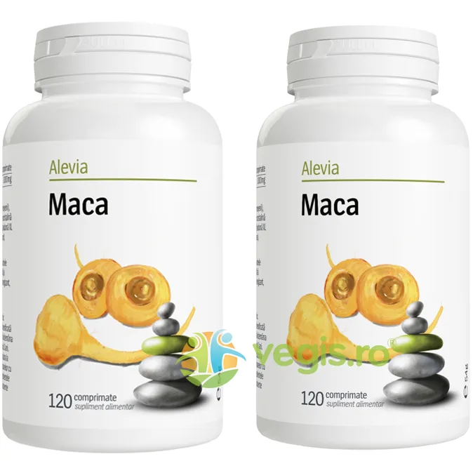 Pachet Maca 120cpr + 120cpr ALEVIA — preț și oferte