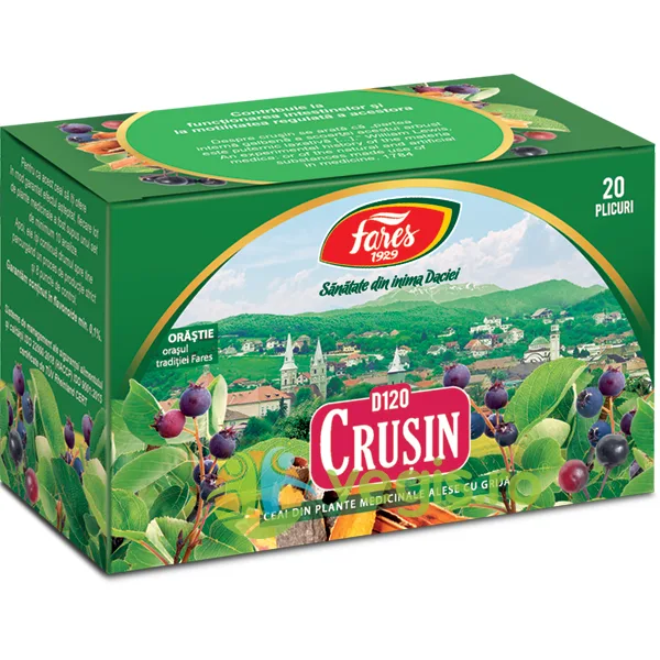 Ceai Crusin Scoarta  (D120) 20dz FARES — preț și oferte