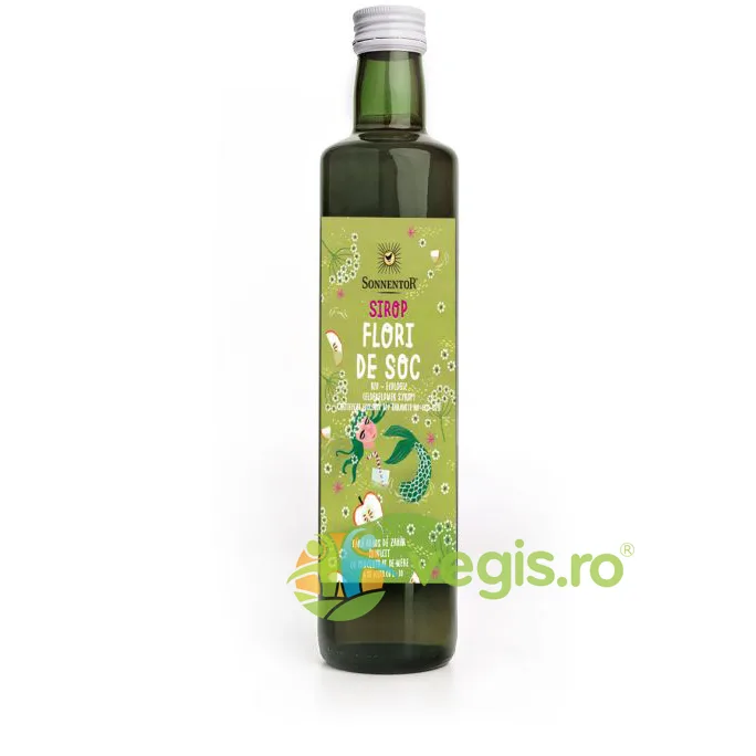 Sirop din Flori de Soc fara Zahar 500ml SONNENTOR — preț și oferte