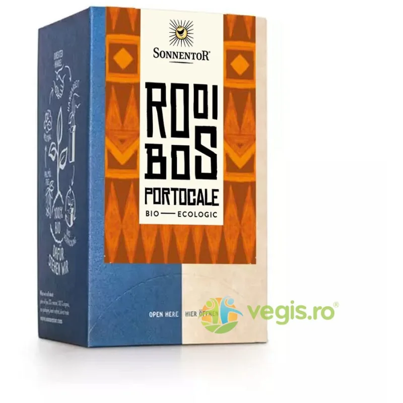Ceai Rooibos Portocale Ecologic/Bio 18dz SONNENTOR — preț și oferte