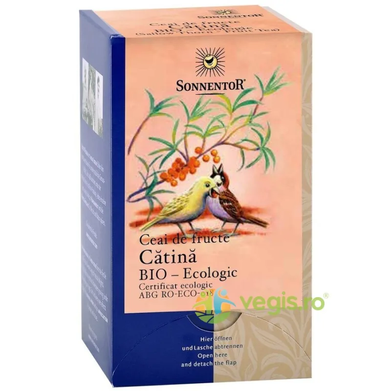 Ceai Fructe Catina Ecologic/Bio 18dz SONNENTOR — preț și oferte