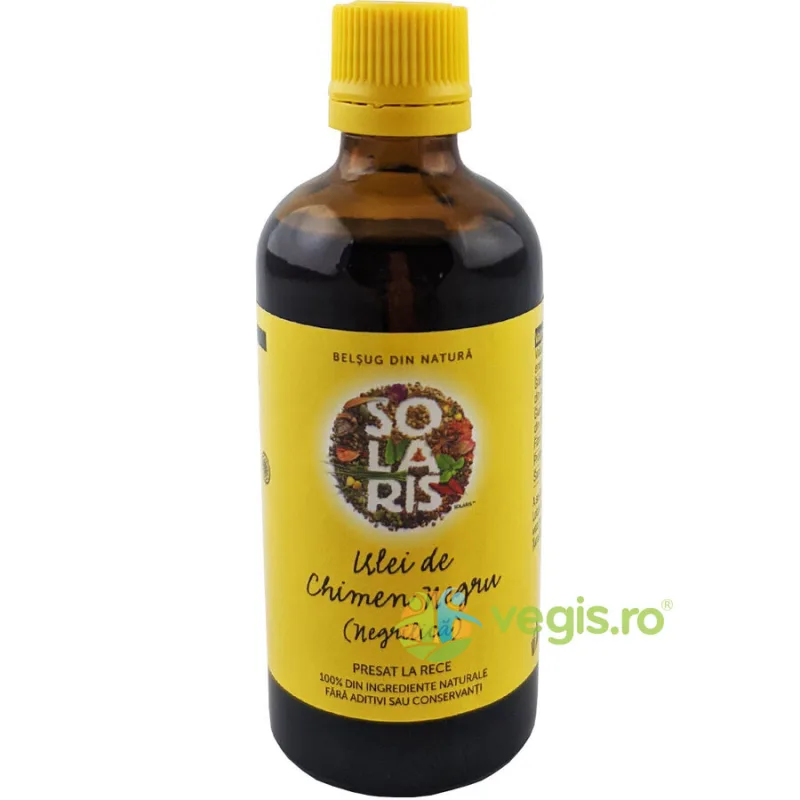 Ulei de Chimen Negru (Negrilica) Presat la Rece 100ml SOLARIS — preț și oferte