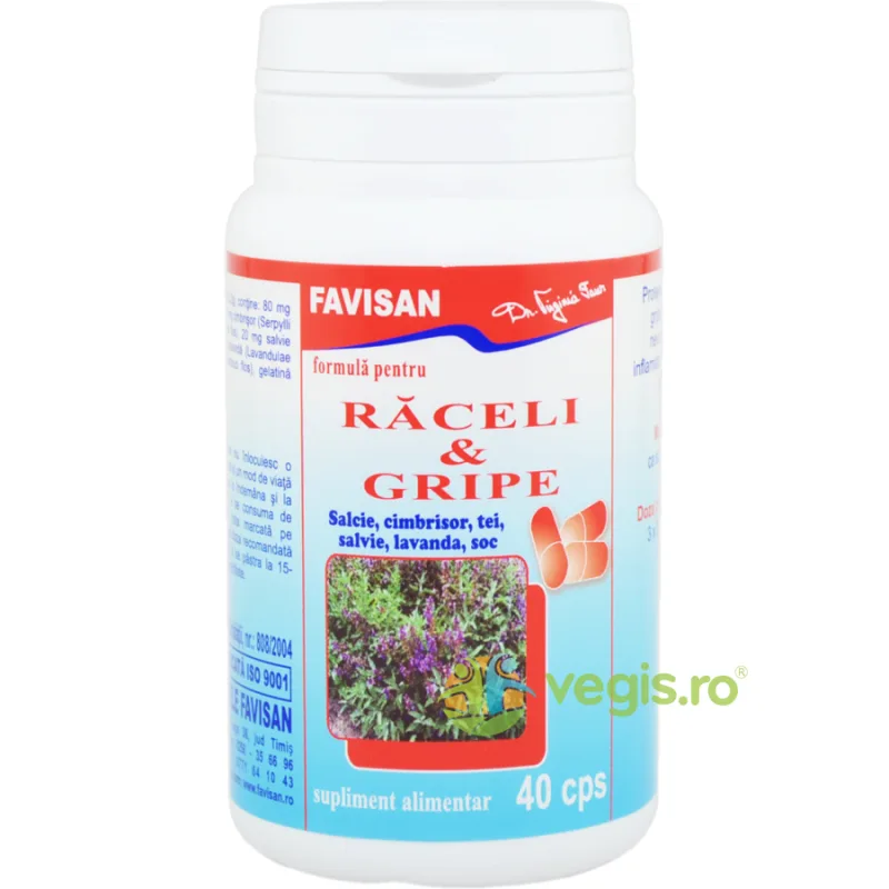 Raceli si Gripe 40cps Favisan — preț și oferte