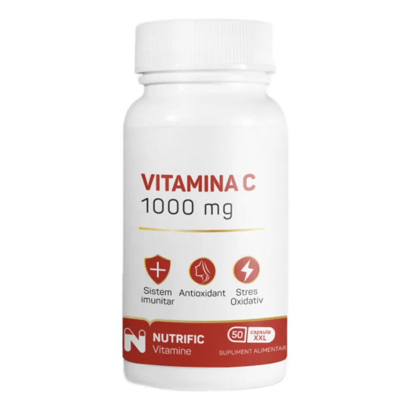 Vitamina C 1000mg, 50 capsule, Nutrific — preț și oferte