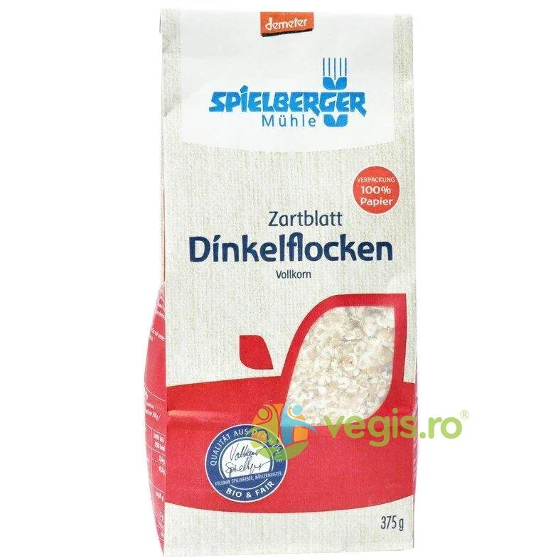 Fulgi De Spelta Integrali Demeter Ecologici/Bio 375g SPIELBERGER — preț și oferte
