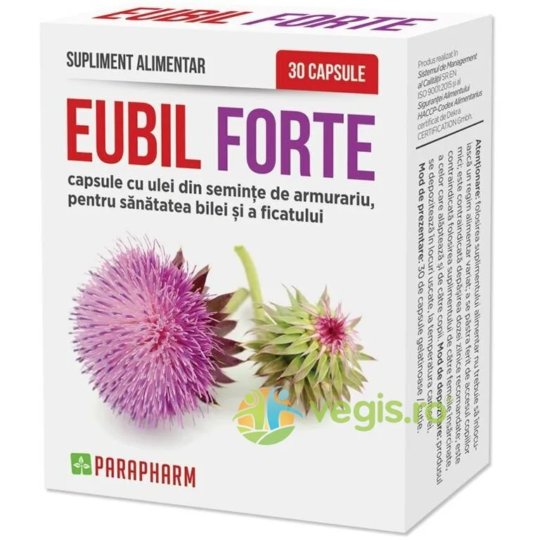 Eubil Forte 30cps Quantum Parapharm — preț și oferte