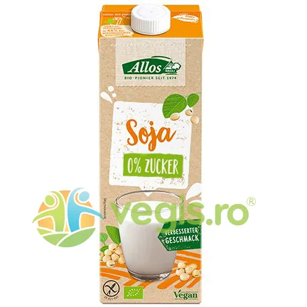 Bautura cu Soia fara Gluten si Lactoza Ecologic/Bio 1L ALLOS — preț și oferte