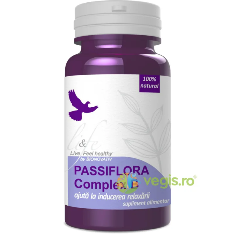 LIFE Passiflora + Complex B 60cps BIONOVATIV — preț și oferte