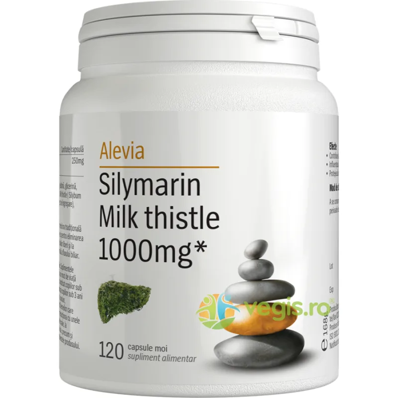Silymarin Milk Thistle Silimarina Armurariu 120cpr ALEVIA — preț și oferte