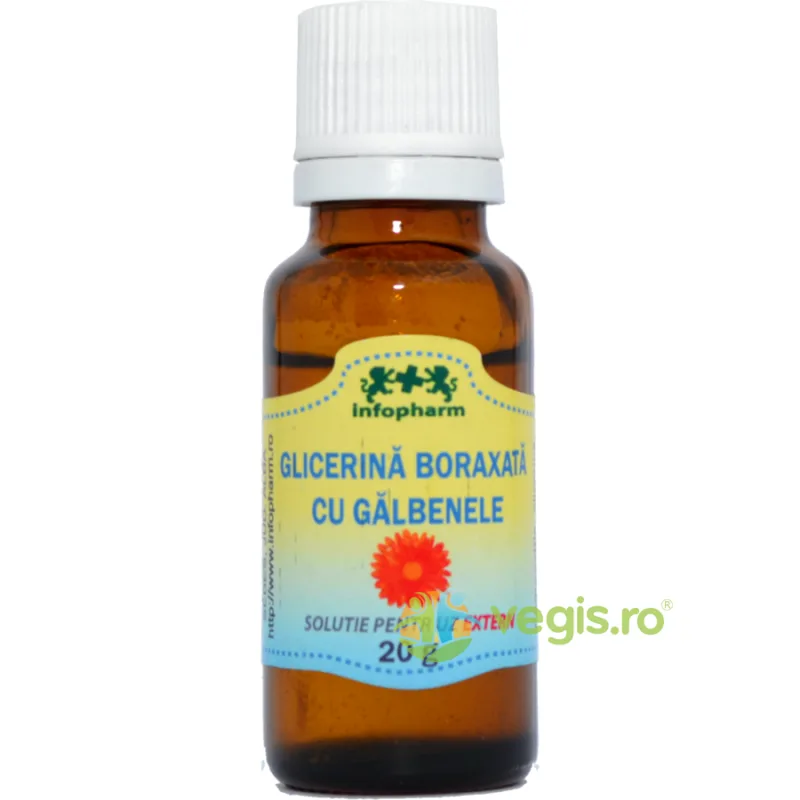 Glicerina Boraxata cu Galbenele 20g infopharm — preț și oferte
