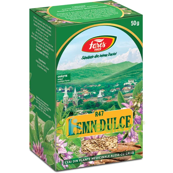 Ceai Lemn Dulce Radacina (R47) 50g FARES — preț și oferte