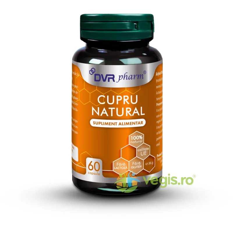 Cupru Natural 60cps DVR&nbsp;PHARM — preț și oferte