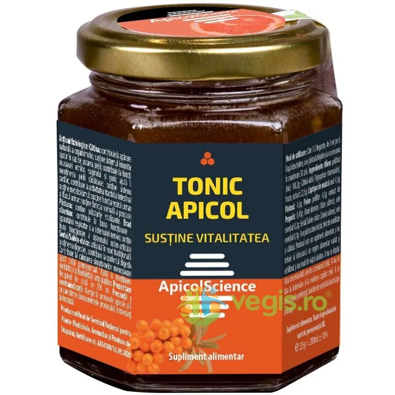 Tonic Apicol 200ml APICOLSCIENCE — preț și oferte