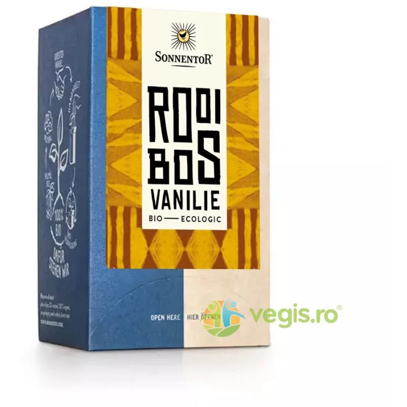 Ceai Rooibos Vanilie Ecologic/Bio 18dz SONNENTOR — preț și oferte