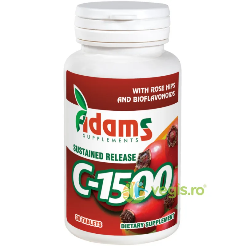 Vitamina C 1500mg Macese 30tb ADAMS VISION — preț și oferte