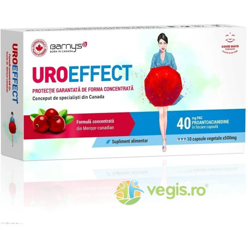 UroEffect 10cps vegetale Good Days Therapy, BIOPOL — preț și oferte