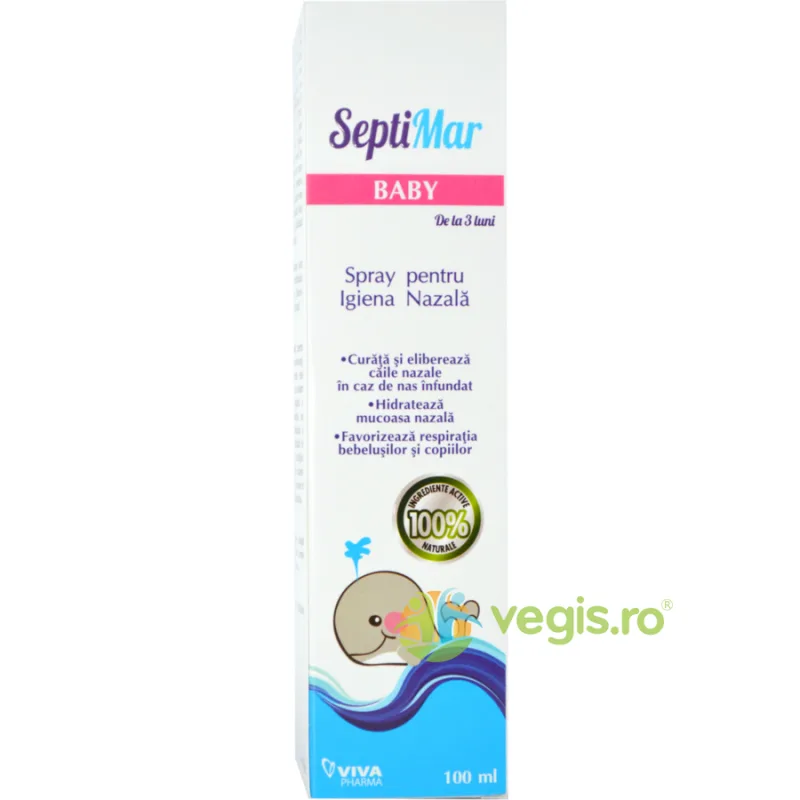 Apa de Mare Izotona Septimar Baby 100ml VIVA PHARMA — preț și oferte