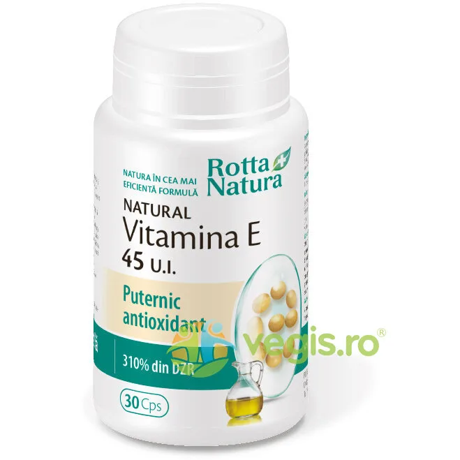 Vitamina E 45 ui 30cps ROTTA NATURA — preț și oferte