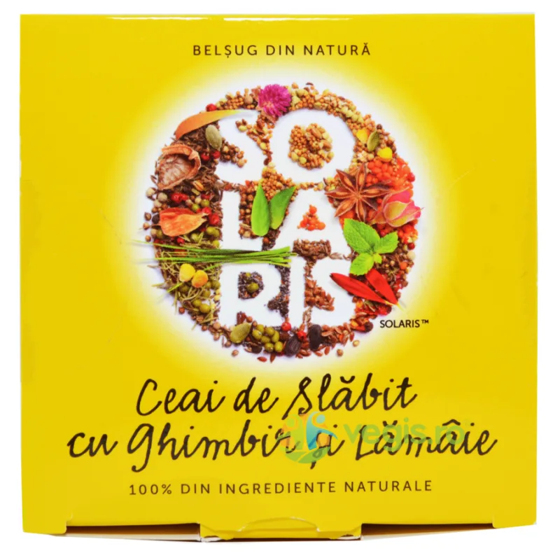 Ceai de Slabit cu Ghimbir si Lamaie 20dz SOLARIS — preț și oferte