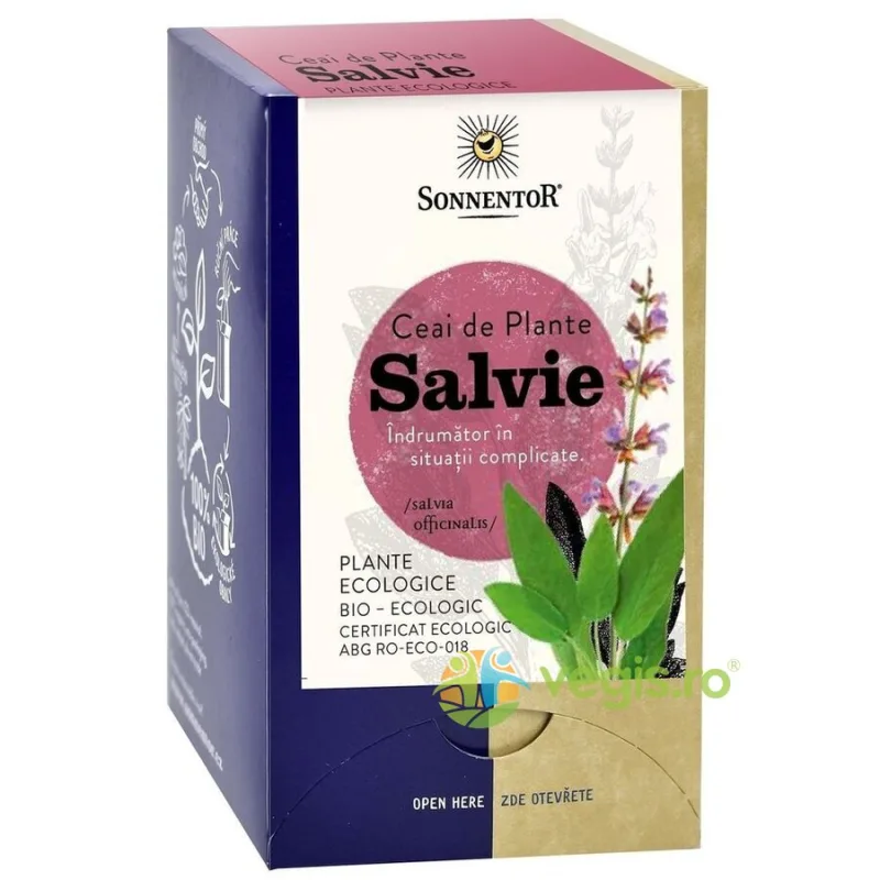 Ceai Salvie Ecologic/Bio 18dz SONNENTOR — preț și oferte