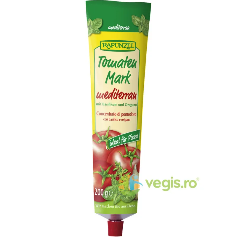 Pasta de Tomate Mediteraneana Ecologica/Bio 200g Rapunzel — preț și oferte