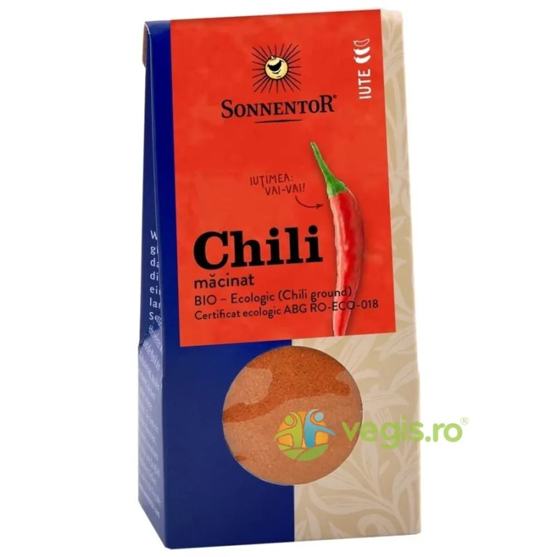 Chili Macinat Ecologic/Bio 40g SONNENTOR — preț și oferte