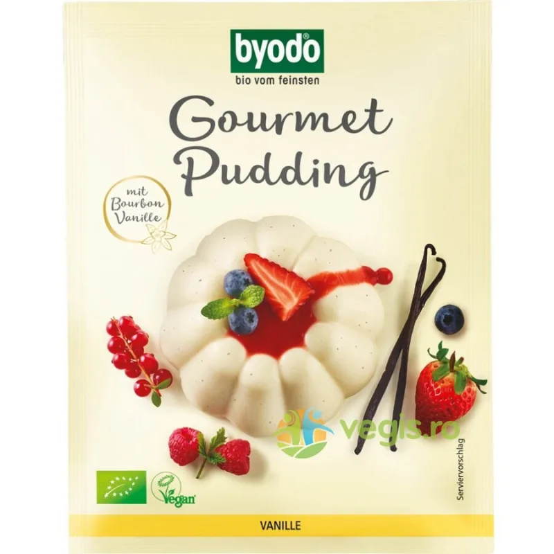 Budinca de Vanilie Fara Gluten Ecologica/Bio 36g BYODO — preț și oferte