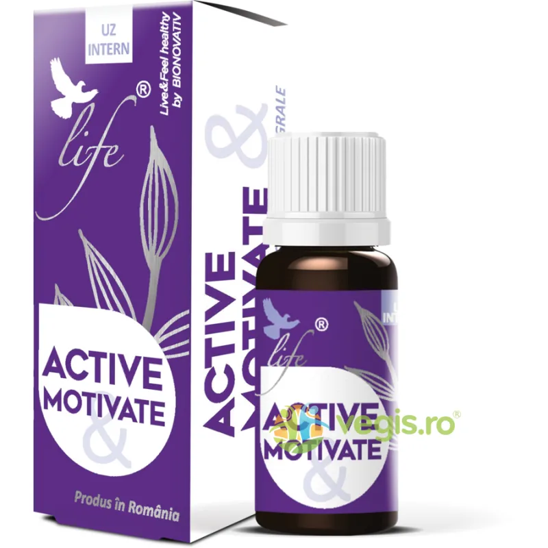 Active & Motivate Amestec de Uleiuri Esentiale pentru Uz Intern 10ml BIONOVATIV — preț și oferte