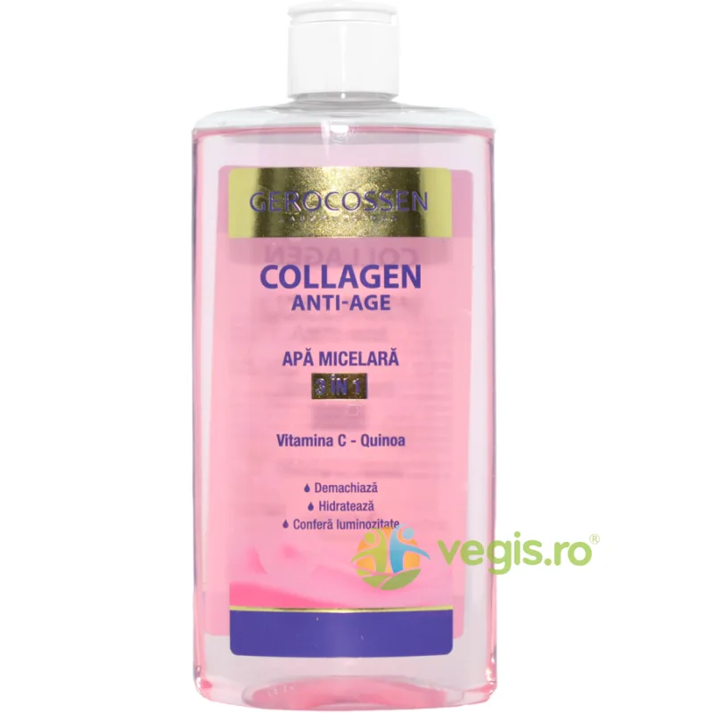 Apa Micelara Collagen 3in1 cu Vitamina C si Quinoa 300ml GEROCOSSEN — preț și oferte